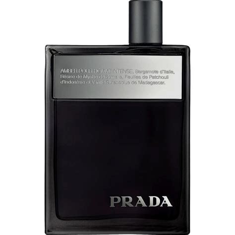 amber prada pour homme intense|prada amber aftershave for men.